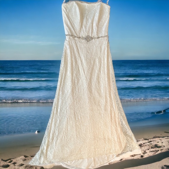 Sandals Destination Wedding Dress Size 8 - Picture 2 of 8